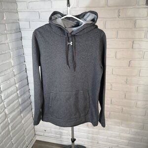 Under Armour Ladies Size Medium Grey Loose fit Fleece Lined Hoodie